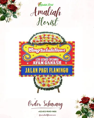 Bunga Papan Congratulation di Singkawang